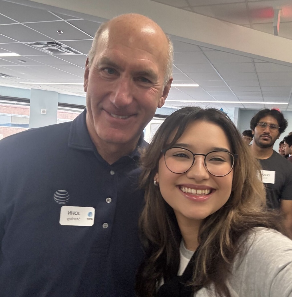 Me and AT&T's CEO, John Stankey.